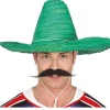 Sombrero Groen Stro 50cm