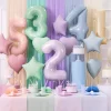 Ster Helium Ballon Blauw Leeg 48cm