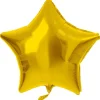 Ster Helium Ballon Goud Glans Leeg 45cm