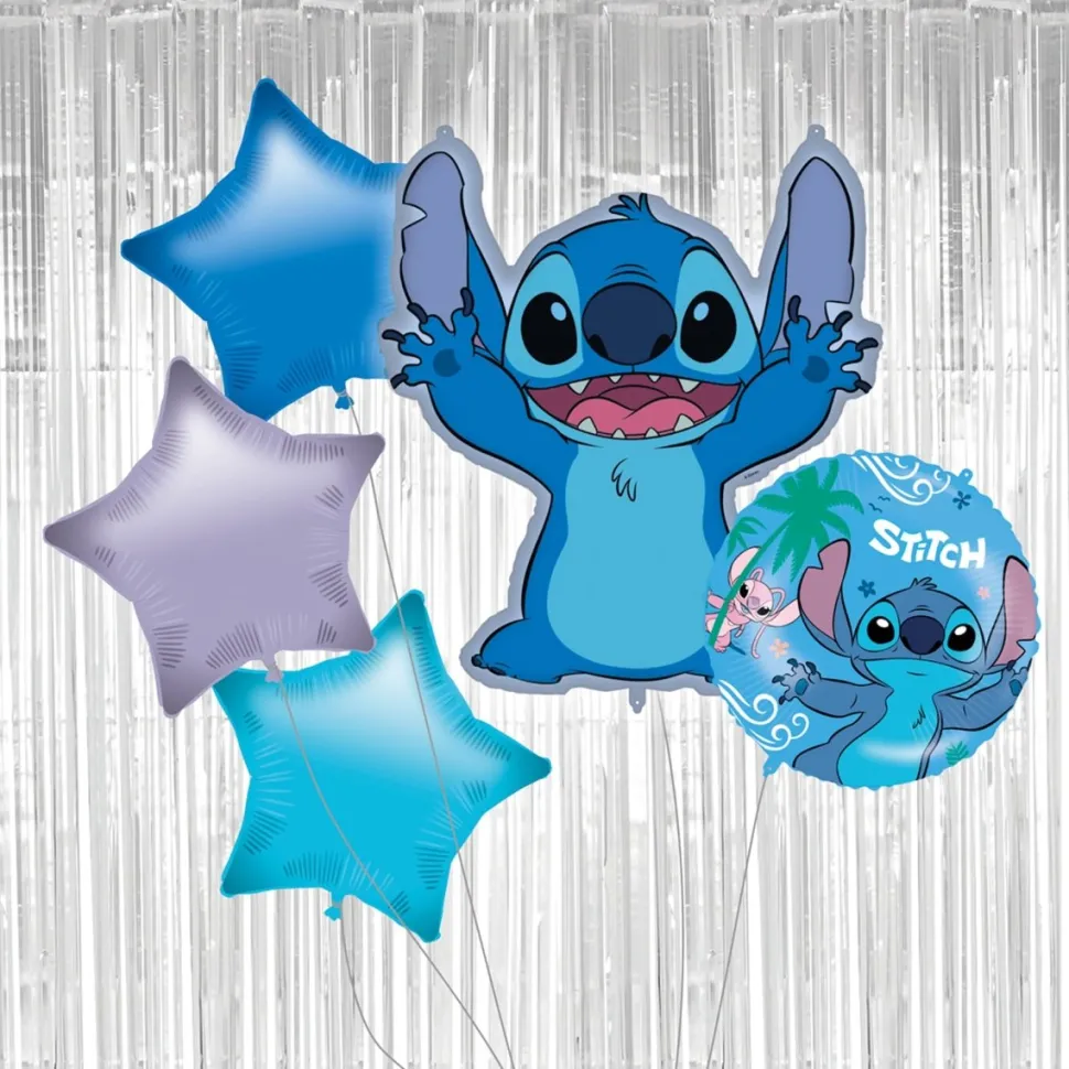 Stitch Helium Ballonnen Set Leeg 6st
