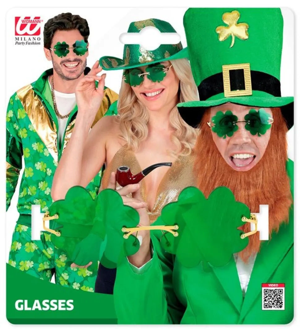 St. Patrick'S Day Bril Groen Klaver