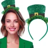 St. Patrick'S Day Haarband Met Hoed Glitter