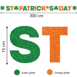 St. Patrick'S Day Slinger Groen Oranje 3m