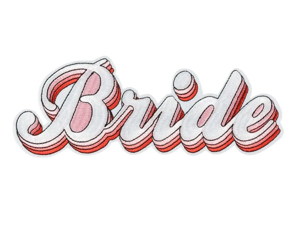 Strijk Embleem Bride 22cm