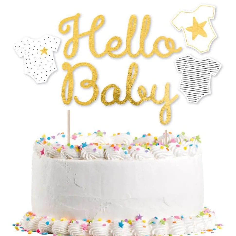 Taarttopper Hello Baby 18cm