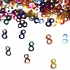 Tafelconfetti 8 Jaar 1cm 600st