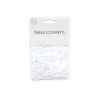 Tafelconfetti Open Hartjes Wit