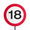 Tuinbord 18 Jaar Verkeersbord 52cm
