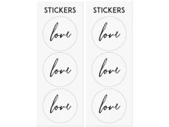 Uitdeelzakjes Love 6st