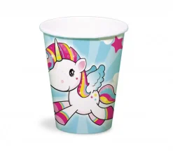 Unicorn Bekers Karton 250ml 8st