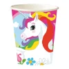 Unicorn Bekers Regenboog 250ml 8st