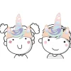Unicorn Feesthoedjes Rainbows Papier 6st