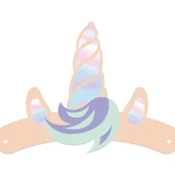 Unicorn Feesthoedjes Rainbows Papier 6st