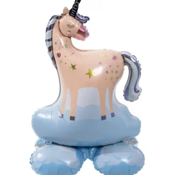 Unicorn Helium Ballon Met Standaard Leeg 81cm
