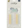 Unicorn Kaarsen Rainbows 10cm 11st