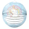 Unicorn Lampion Rond Happy Birthday