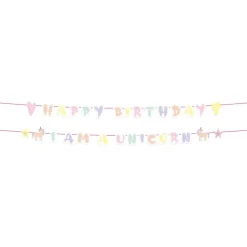 Unicorn Letterslinger Happy Birthday 2st