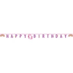 Unicorn Letterslinger Happy Birthday
