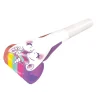Unicorn Roltongen Gekleurd 8st
