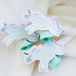 Unicorn Roltongen Rainbows 24cm 6st