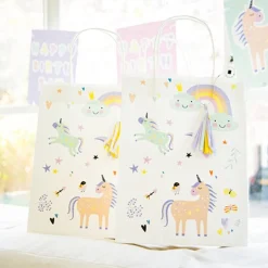 Unicorn Uitdeelzakjes Rainbows 6st