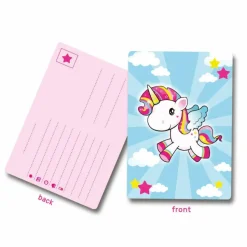 Unicorn Uitnodigingen 6st