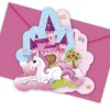 Unicorn Uitnodigingen Versiering 6st