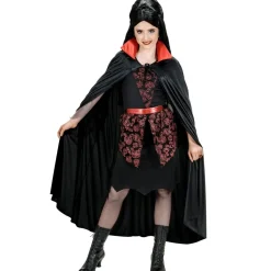 Vampier Cape Zwart Rood Kind