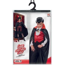 Vampier Cape Zwart Rood Kind