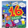 Verjaardagskaart 16 Jaar Cartoon 16,5cm