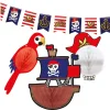 Versiering Piraten Set 4 delig