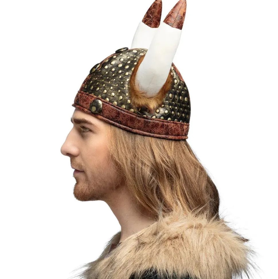 Viking Helm Bruin Wit