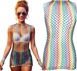 Visnet Shirt Regenboog
