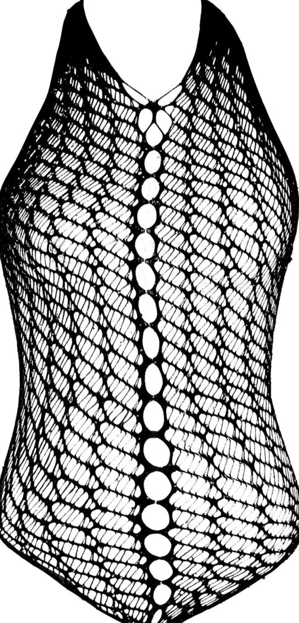 Visnet Shirt Zwart Met Steentjes