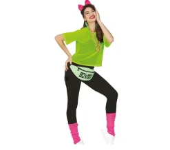 Visnet T/shirt Neon Groen Kort L
