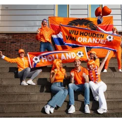 Vlag Wij Houden Van Oranje 2,2m