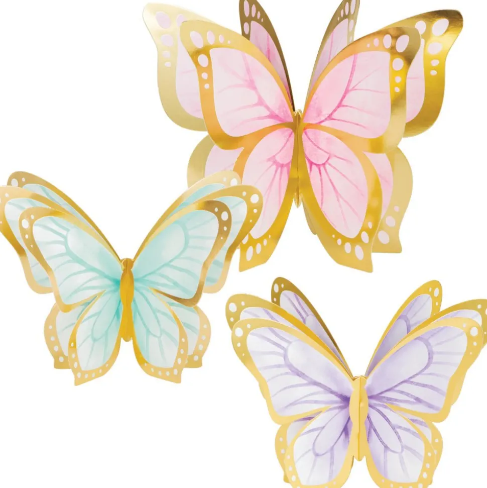 Vlinder Tafeldecoratie 3st