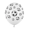 Voetbal Ballonnen Wit 30cm 6st