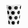 Voetbal Bekers 9cm 8st