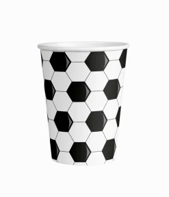 Voetbal Bekers 9cm 8st