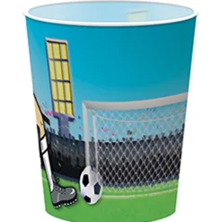 Voetbal Bekers 3D Plastic 250ml 4st