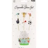 Voetbal Cupcake Toppers 6st