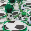 Voetbal Gebaksbordjes 17,5cm 8st