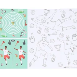 Voetbal Placemats Met Activiteiten 40cm 6st