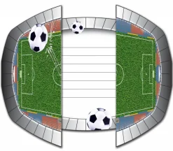 Voetbal Uitnodigingen Versiering 8st