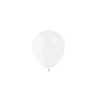Witte Ballonnen Metallic 13cm 100st