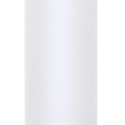 Witte Tule Rol 80cm 9m