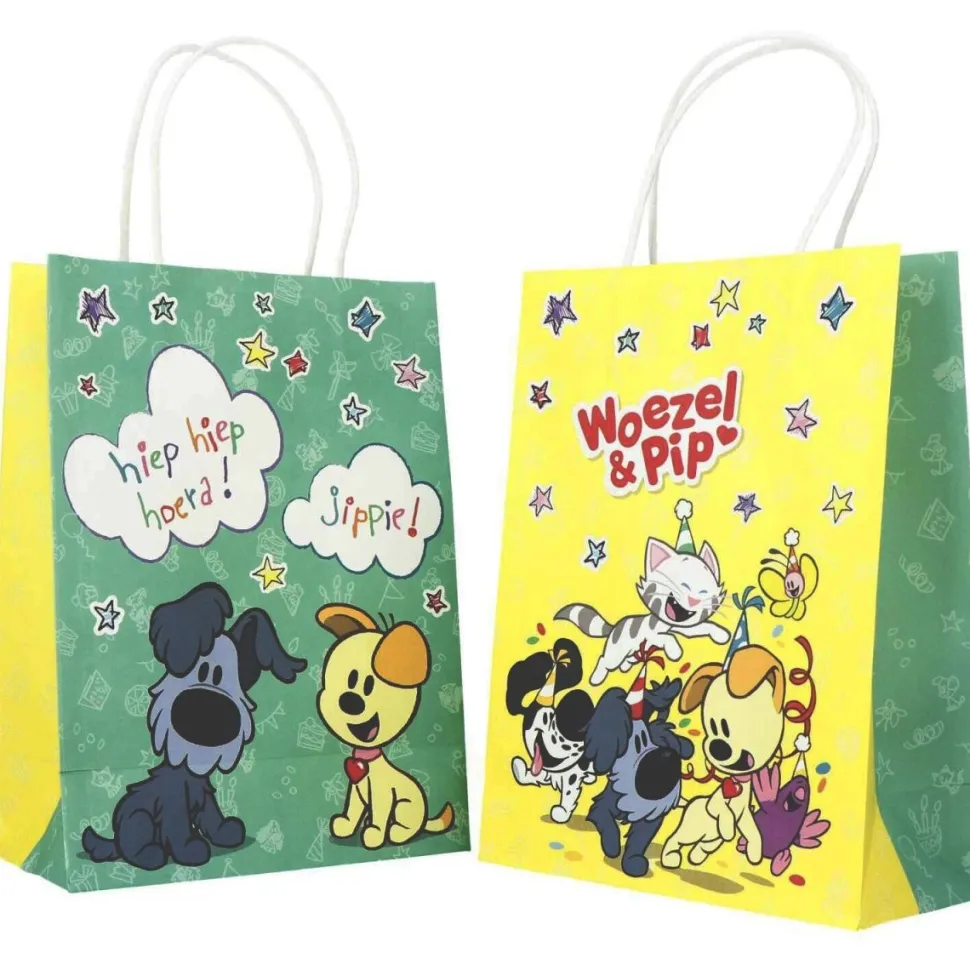 Woezel En Pip Uitdeeltasjes 20cm 6st
