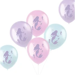 Zeemeermin Ballonnen 33cm 6st
