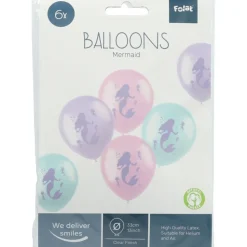 Zeemeermin Ballonnen 33cm 6st